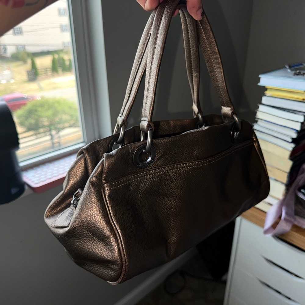 Tommy Hilfiger Bronze Metallic Shoulder Bag